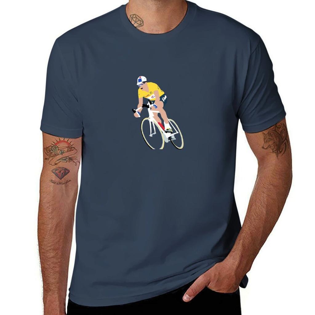 Miguel t man shirts graphic Legend t cyclist Indurain shirt T-Shirt designer