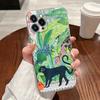 Иллюстрация Jungle Art Змея Кошки Ленивец Чехол Для Apple iPhone 17 16 15 14 13 12 11 Pro Max 16 Plus 16E 17Air 17Pro Чехол Для Телефона