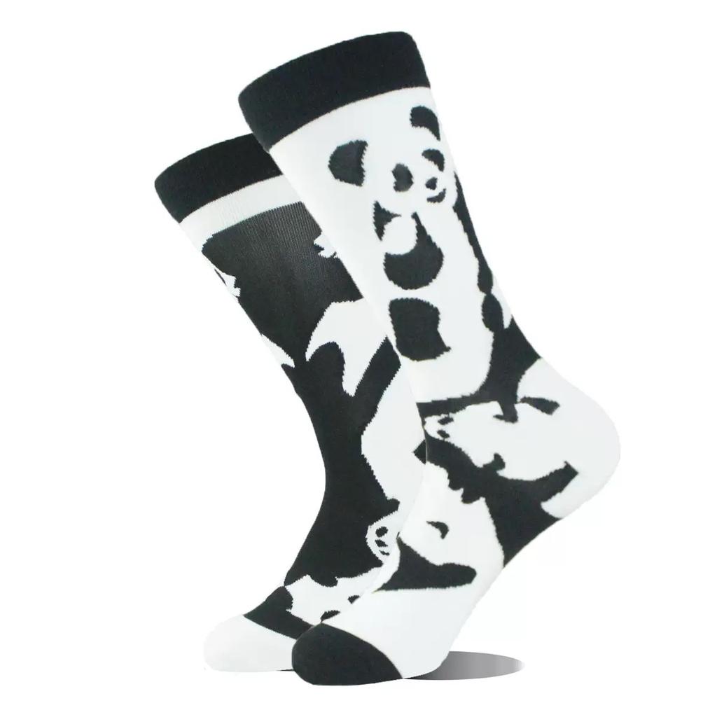 Новые модные носки креативные асимметричные хлопковые носки с изображением животных AB персонализированные популярные уличные жаккардовые парные носки