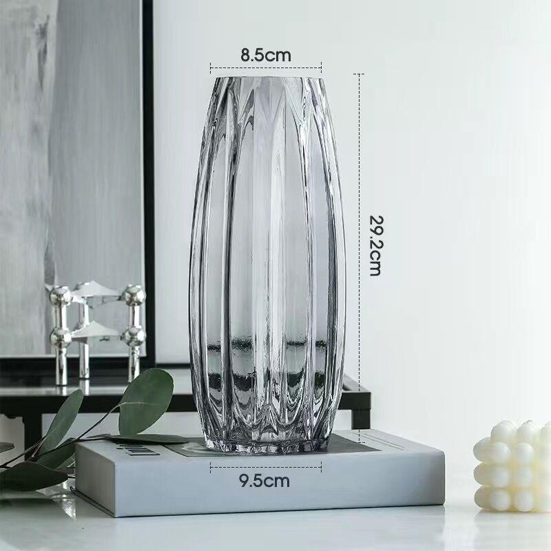 Ваза Стеклянная ваза Украшение дома Украшения Цветочная композиция Ваза для цветов