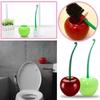 Cherry Toilet Brush soft-bristled Bathroom Toilet Cleaning Brushes Cherry Shape Lavatory Brush Holder Set for Bathroom Cleaning