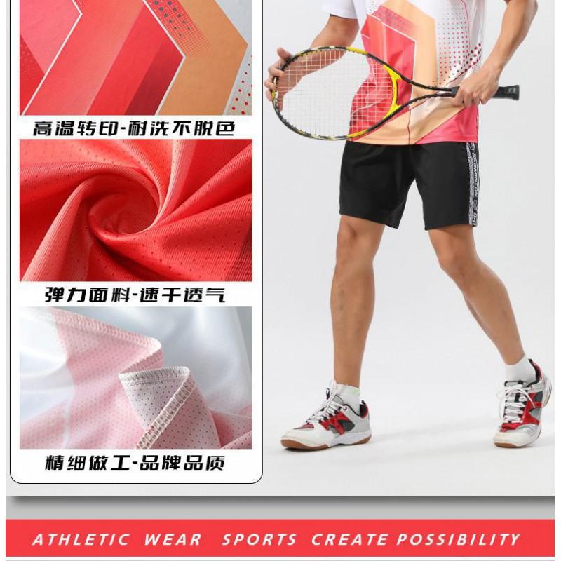 Breathable Sport Jersey Set Badminton Tennis Table Kids Adults Unisex Training Wear