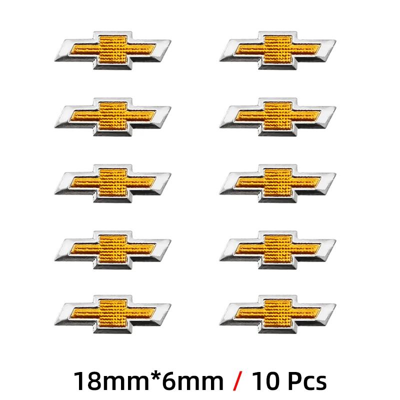 18 мм 22 мм Алюминиевая наклейка-эмблема на брелок автомобиля Автоаксессуары Для Chevrolet Colorado Cruze Spark Captiva Malibu Aveo