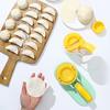2Pcs Kitchen Dumpling Maker Dumpling Skin & Dumpling Press Mold 2-in-1 Gadgets Multifunctional Steamed Stuffed Bun DIY Making Tool for Pies