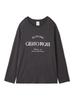 Gelato Pique Motif Logo Long PWCT251229 DGRY Free Size T-Shirt Women's