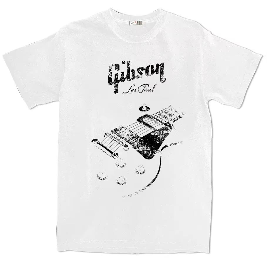 Футболка с принтом Gibson Guitar Топы Женские Летняя Мода Повседневные Унисекс Топы Одежда Футболка Графический Харадзюку графические футболки