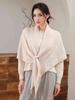 Autumn And Winter Triangle Scarf  Women'S Neck Wrap Wool Blended Triangular Shawl Female Thickened With Knitted Warm Shoulder