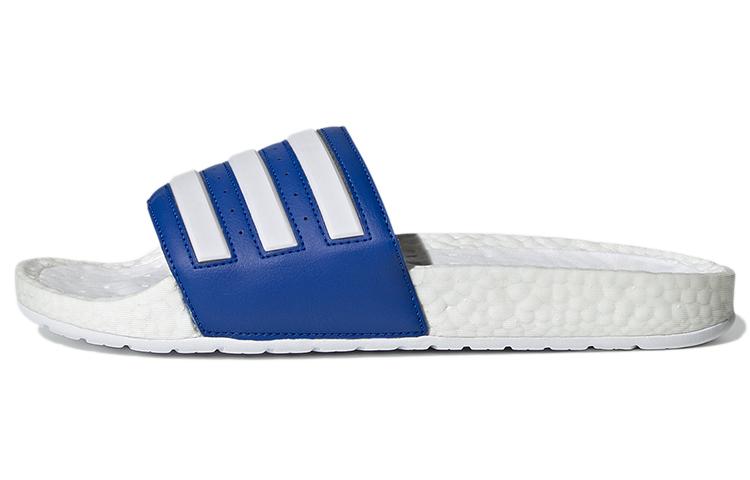 adidas Шлепанцы Adilette Boost 'Белый Королевский Синий' GZ5313
