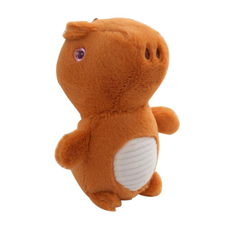 Colorful Plush Dinosaur Toy Sweet Keychain Bag Charm Adorable Stuffed Animal