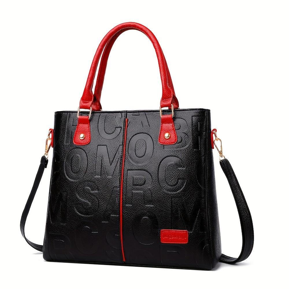 Fashion Top Handle Satchel, Trendy Crossbody Bag, Women's Casual Handbag, Shoulder Bag & Purse