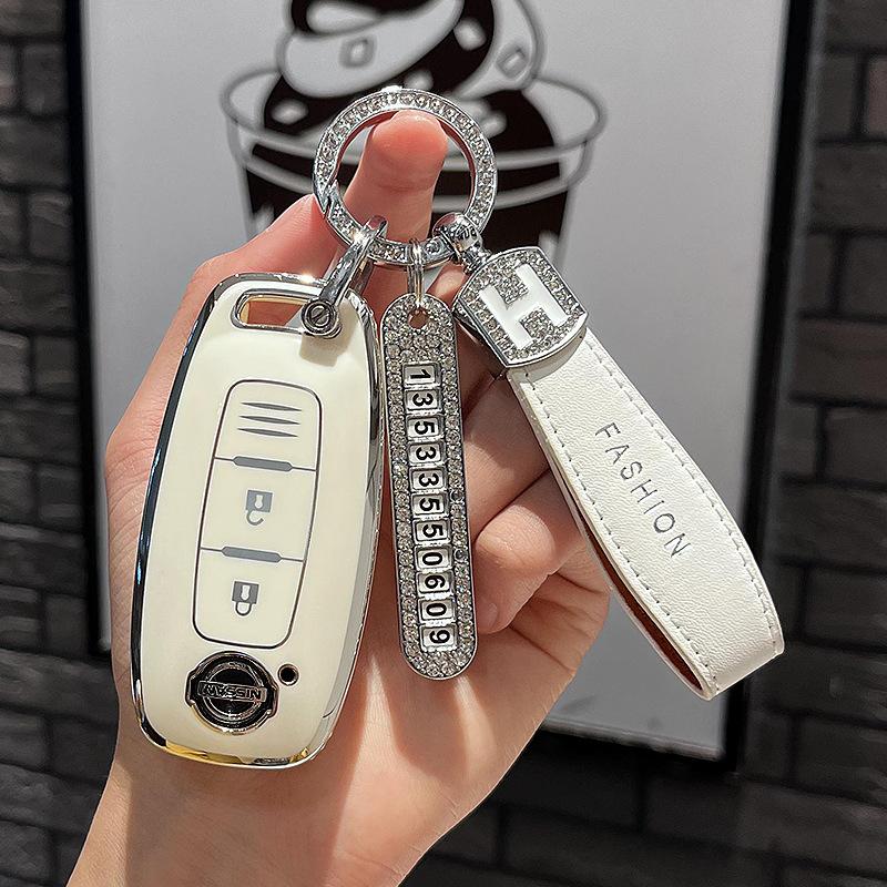 Специальный чехол для ключей Nissan Teana2023Новый высококачественный защитный чехол для пряжки сумки