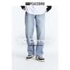 PEACEBIRD MEN's American Retro Washed Wide-Leg Jeans