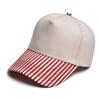 Adjustable Baseball Hats Striped Trucker Hat New Visor Cap  Casual Wear
