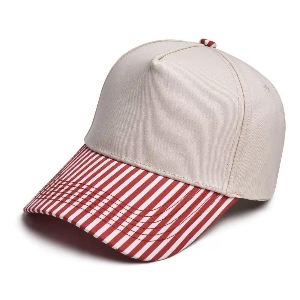Adjustable Baseball Hats Striped Trucker Hat New Visor Cap Casual Wear
