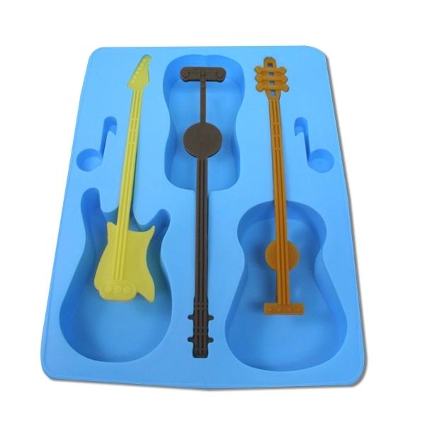 Лоток для льда и форма для гитарного шоколада