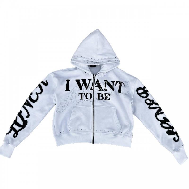 Unisex Hooded Zip-Up Sweatshirt With 3D Print Streetwear Style Loose Fit Long Sleeve Winter Pullover
