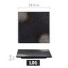 Japanese Style Ceramic Square Plate Barbecue Snack Sushi Steak Western Food Square Dish Home Decor Porcelain Plate Tableware