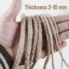 Durable Hemp Rope Cat Climbing Frame: Thick Braided Material for Claw Grinding and Wall Decoration