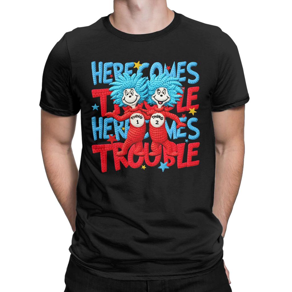 Dr Seuss Thing 1 Thing 2 Buddies reading day Tee Shirt for Unisex Women Gift Idea T Shirts  100 Cotton Clothing