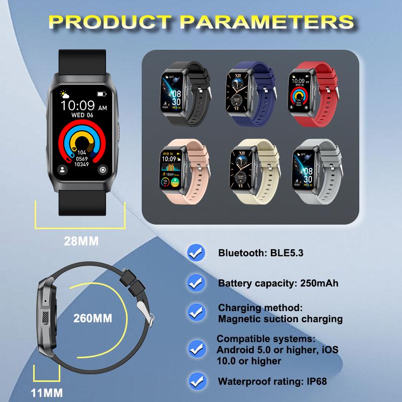 SACOSDING Smart Watch Men 1.57 Inch Blood Pressure Blood Oxygen Health Monitoring Bluetooth Wireless Calling IP68 Waterproof SmartWatch Women 2025