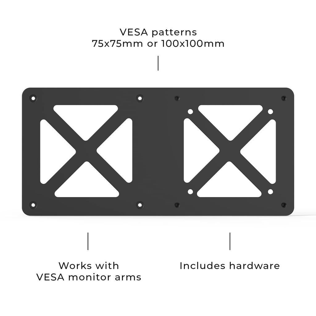 HumanCentric Mounting Bracket for Intel VESA Monitor Arm Extension Plate for NUC Mini PC Computers NUC,