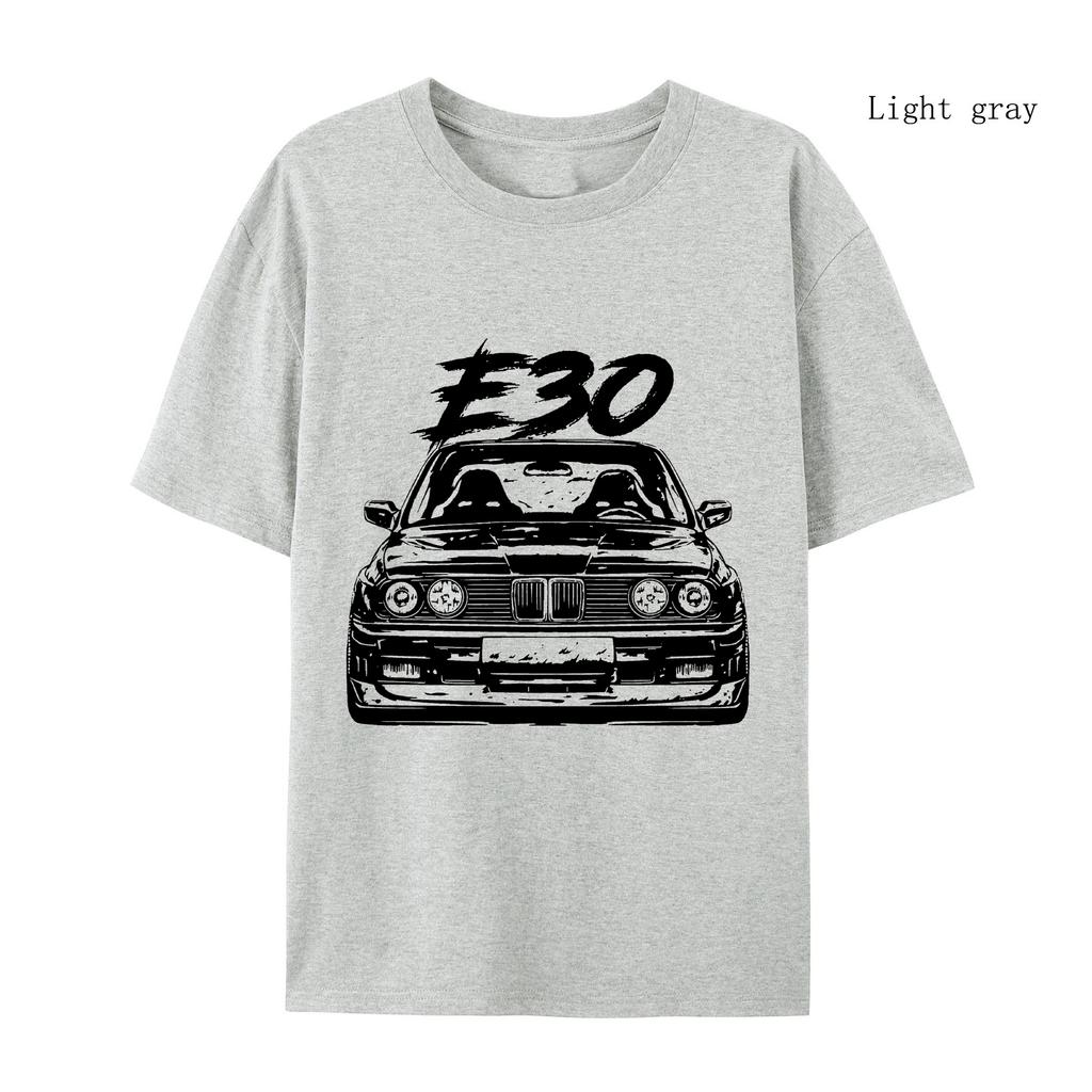 Женская футболка с изображением автомобиля E30 Весна Осень Женская футболка с изображением автомобиля E30 Топы Эстетическая одежда Модная женская футболка с изображением автомобиля E30
