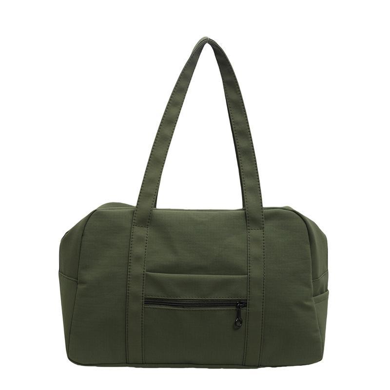 Женская сумка через плечо 2025 новая легкая модная большая вместимость для поездок на работу и отдыха простая универсальная сумка-тоут класс