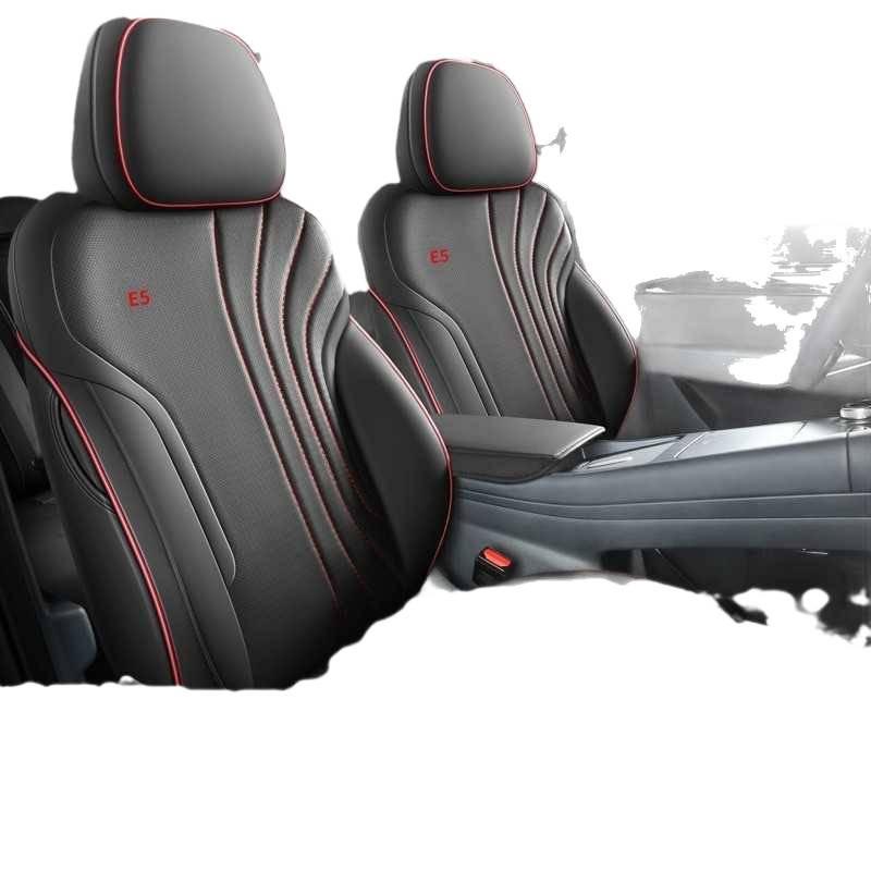 All-Season Galaxy E5 Breathable Full Leather Car Seat Cover