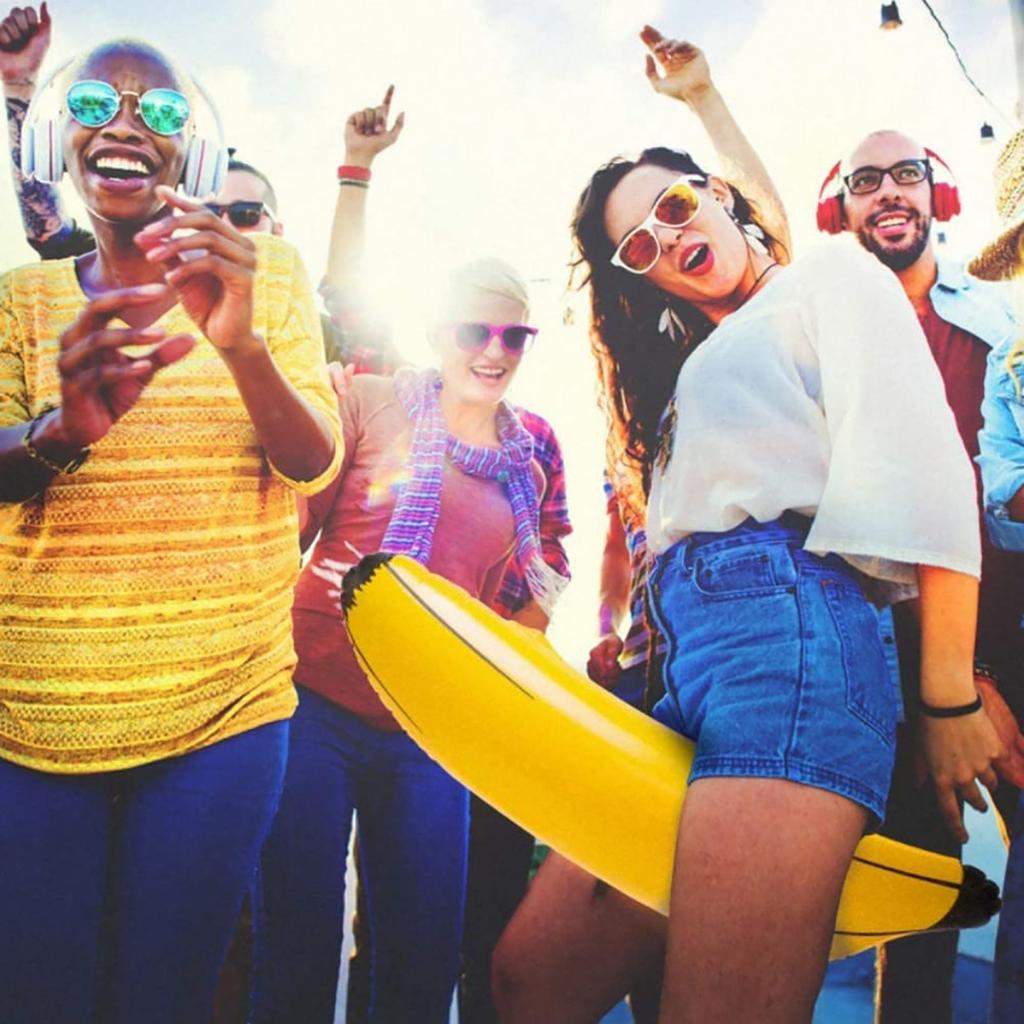 Веселый надувной игровой набор «Банановое кольцо», мальчишник, летние пляжные развлечения, игрушки для бассейна