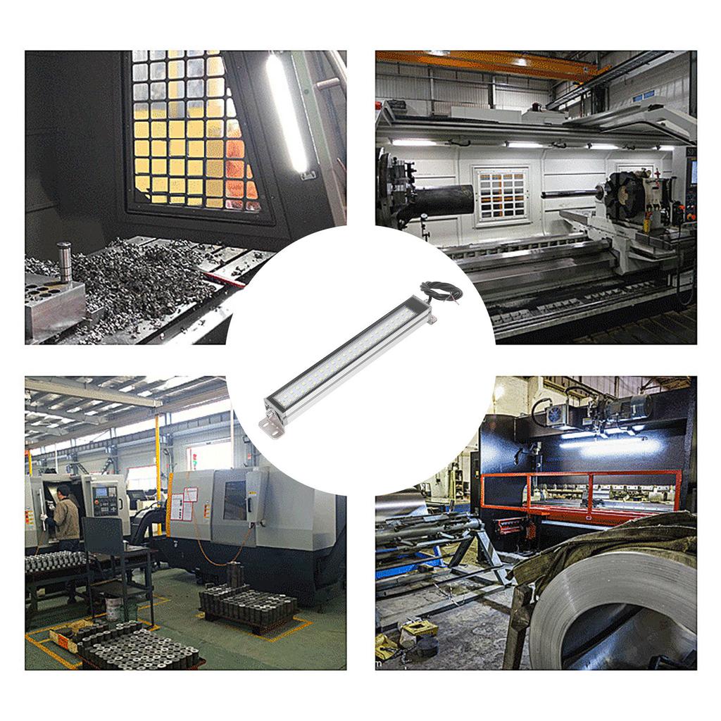 Светодиодный рабочий светильник водонепроницаемый подкапотный рабочий светильник перезаряжаемый 1500 лм 24‑36 В для токарного станка деревообработки