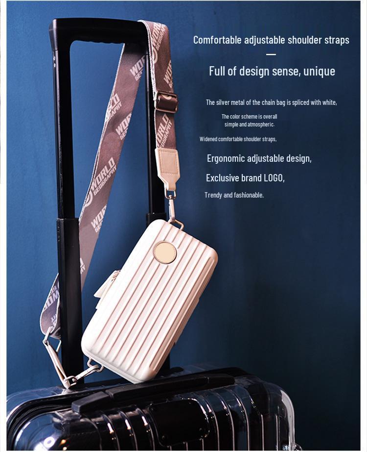 Многофункциональный органайзер для макияжа с жестким корпусом, сумка-кроссбоди, мини-сумка - Легкий, износостойкий, портативный модный клатч