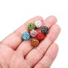 10mm Rounddiscoball Spacerbead Rhinestone Disco Czech Crystal 30pcs Pave Clay  Beads