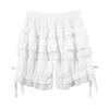 Women Ruffle Lace Trim Bloomers Shorts Pettipants Boyshorts Underwear Short Pant