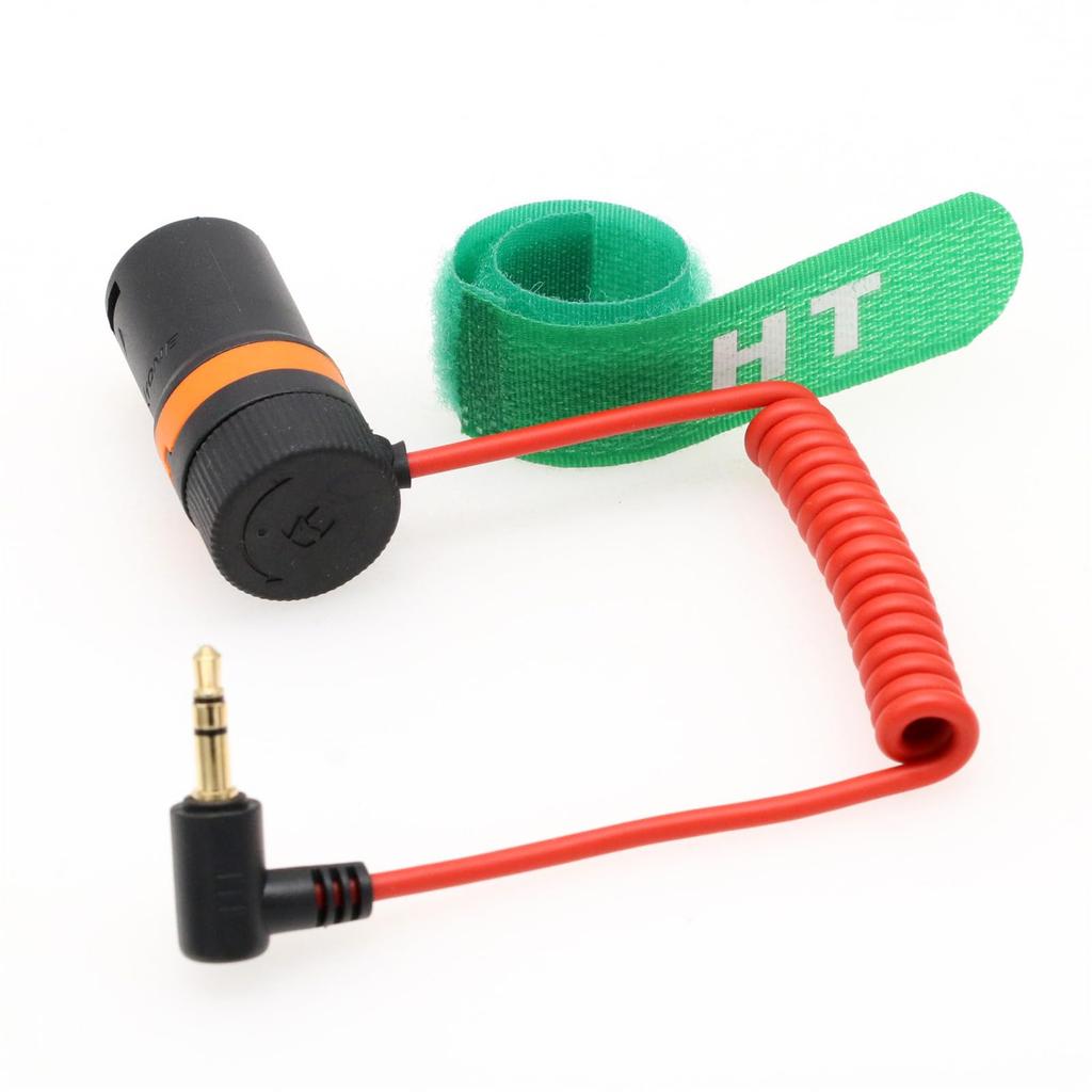 Аудиокабель HangTon Mini Jack на XLR для BOYA Rode Wireless GO II Sony FX9 FX3 Canon Camera Mixer Прямоугольный штекер Резьба 50см 3.5мм 3-контактный Микрофон,