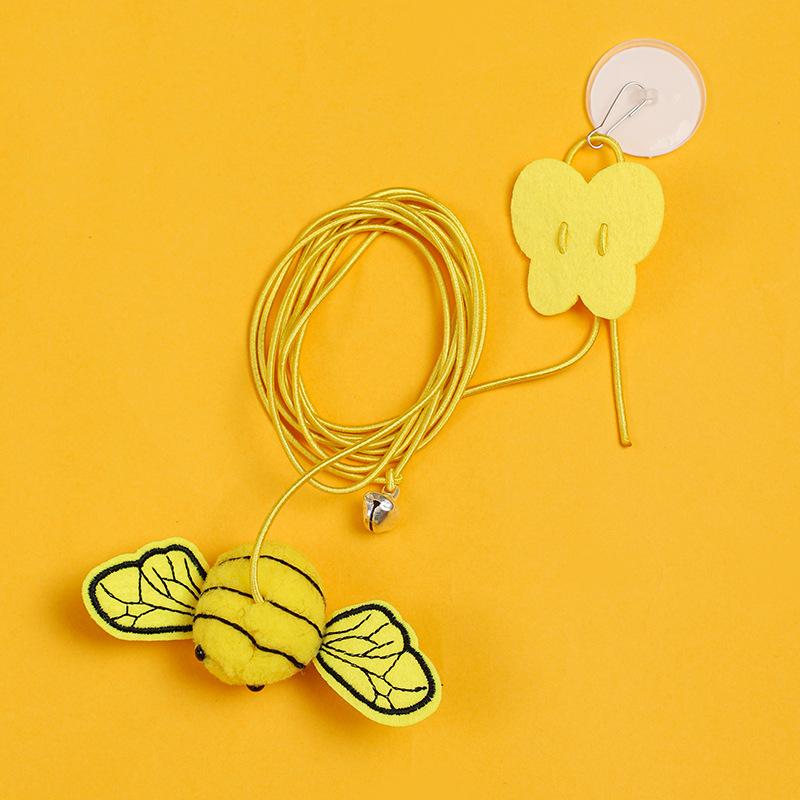 Интерактивная игрушка для кошек, подвесная игрушка-симулятор кошки, забавная интерактивная игрушка для котенка, играющая в тизер, игрушка-палочка, товары для кошек