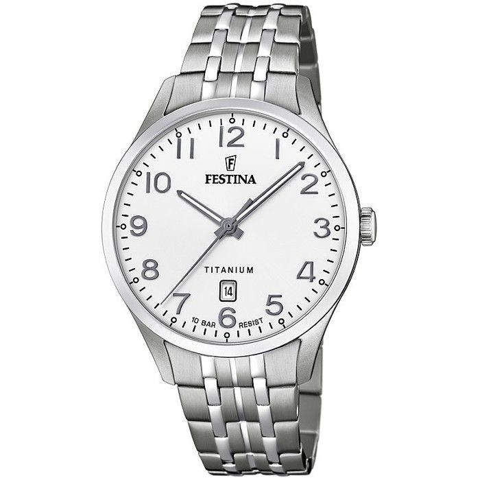 Montre - Festina - 20466 - Argenté - Titane - Étanchéité 10 bars