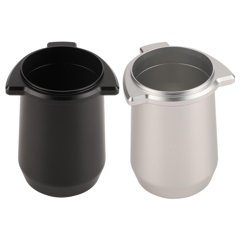 54mm Coffee Powder Feeder Coffee Powder Cup Compact Size Lightweight Aluminum Alloy Easy Cleaning Anti Flying for Home