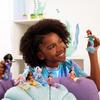 Набор мини-кукол Mattel Disney Русалочка, 7 шт., с блестящим хвостом, подвижные, для переодевания, от 3 лет