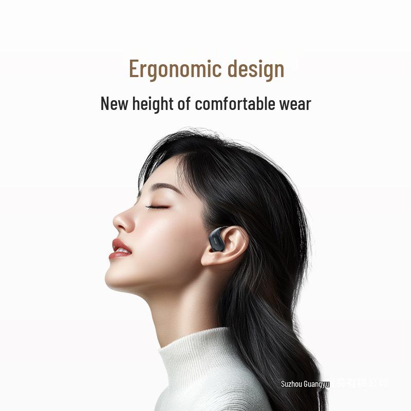 Esper 2025 Eco-Friendly Over-Ear Bluetooth Earphones - Clip-On, Secure Fit for Active Sports