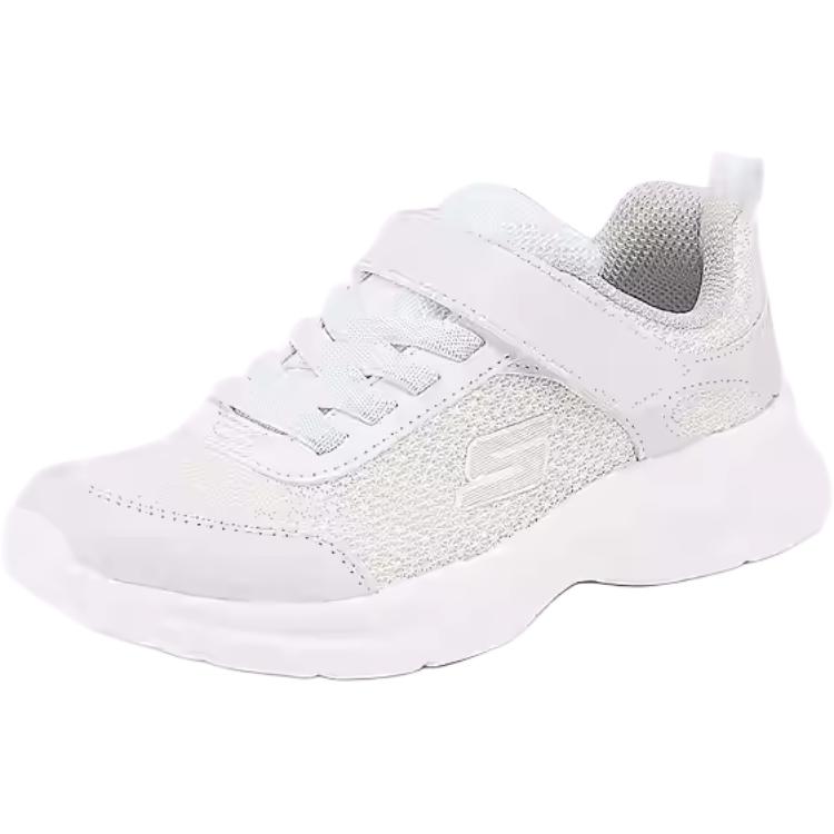 Skechers Детские кроссовки для мальчиков, удобные, универсальные, дышащие, низкие, повседневные, детские кроссовки, белый, 405110L-WHT