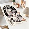 Cartoon Cat Pattern Rubber Mouse Pad Non-slip Laptop Table Mat New Keyboard Mice Mat  Office