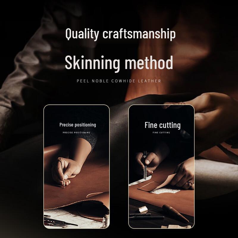 Мужская кожаная куртка Futing из овчины с гусиным пухом