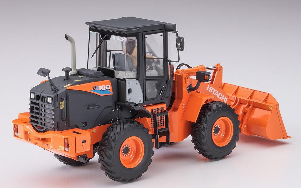 Hasegawa Construction Machinery Series Hitachi Construction Machinery Wheel Loader Plastic Model WM04 1/35 ZW100-6