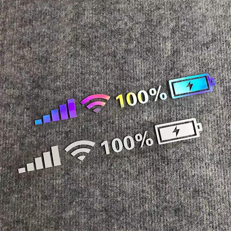 Наклейки на лобовое стекло автомобиля, сигнал Wi-Fi, виниловая наклейка, автомобильные наклейки для мобильного телефона