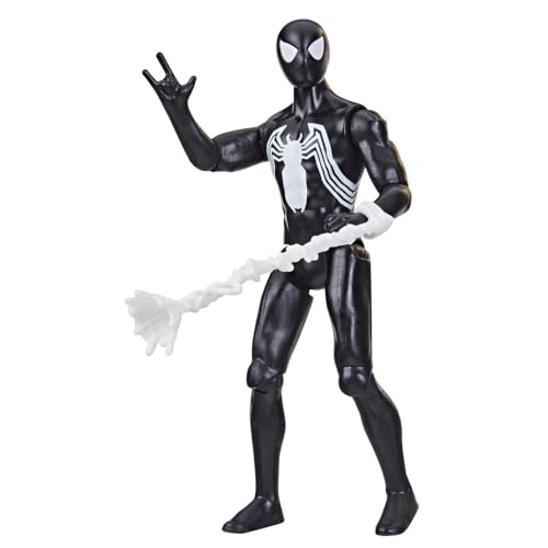 Hasbro Marvel Человек-паук Серия Эпических Героев Человек-паук в Симбиотическом Костюме 4 дюйма (10см) Фигурка с аксессуарами, для детей от 4 лет, F8369, Оригинал