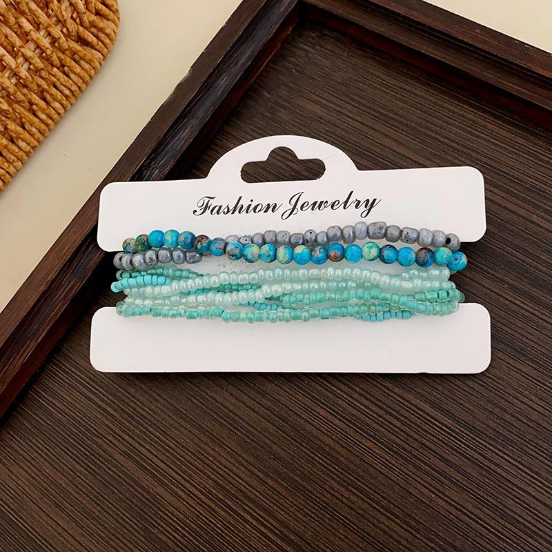 Женский роскошный браслет из натурального камня с бусинами, лидер продаж 2024 года - этнический китайский стиль