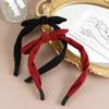 Velvet Bow Headwear Hair Accessories Bow Hair Hoop Bow Hair Band Korean Headbands Head Hoop
