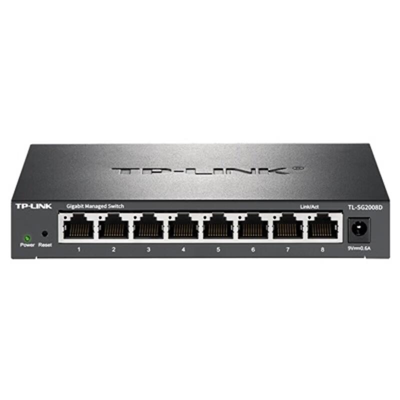 TP-LINK TL-SG2008D 8-Port Gigabit Cloud Managed Web Smart Switch