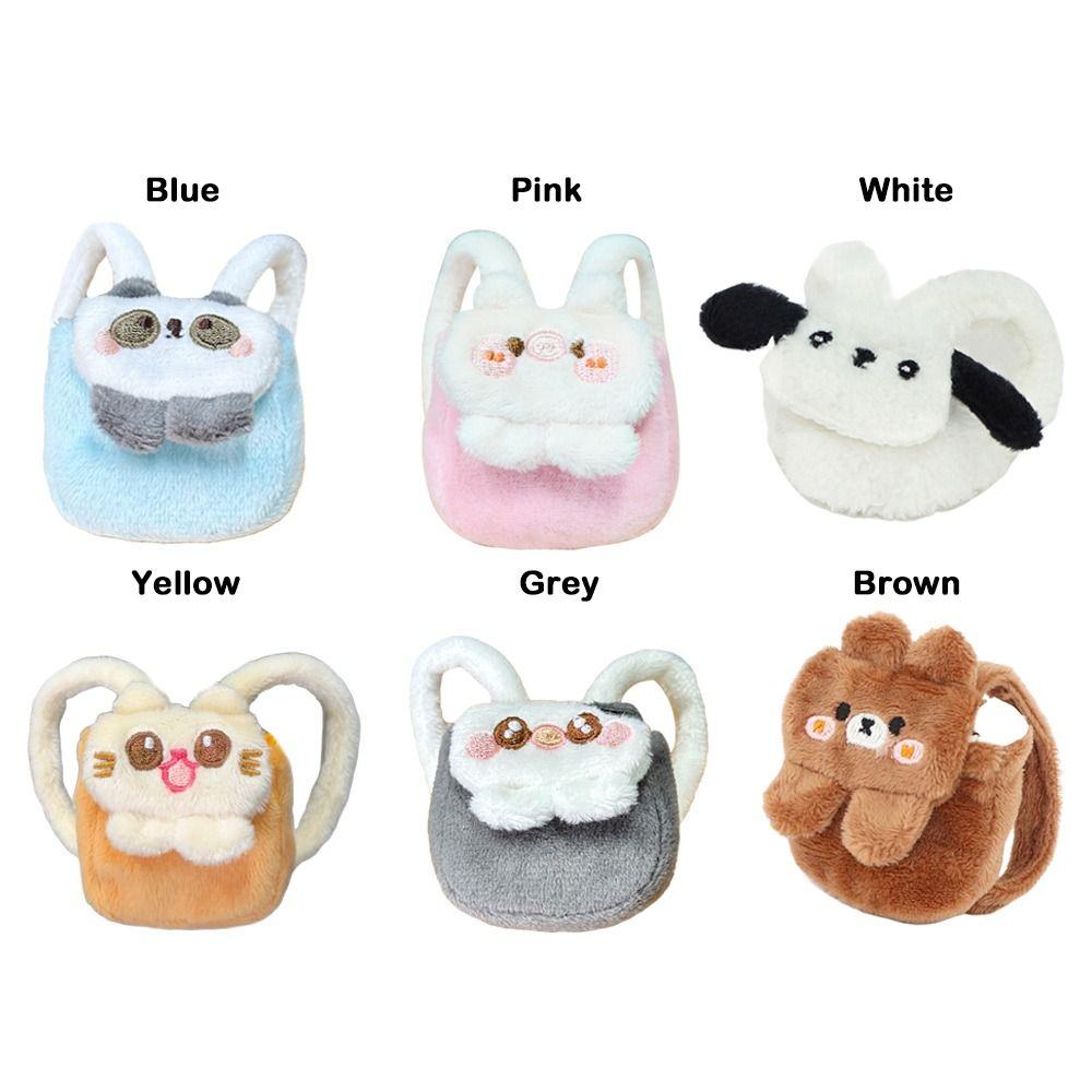 Сумка Labubu в стиле «звериный стиль» 17 см, ручная работа, кукольная одежда, аксессуары, плюшевый рюкзак для куклы 10 см