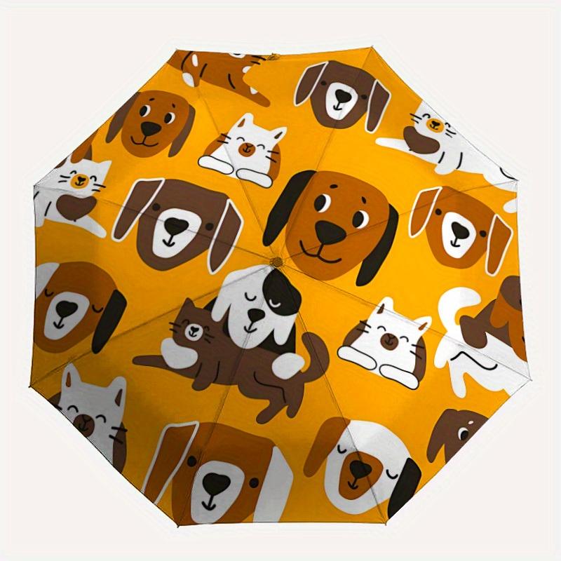 1pc Pets Animals Automatic Open/close, All-Season Portable Folding Umbrella, Travel, Everyday, Formal Events144